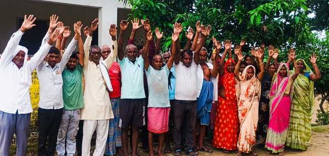 People protested after their names were removed from the family register.