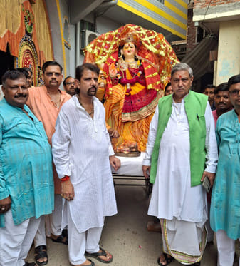 Immersion of the idol of Goddess Durga