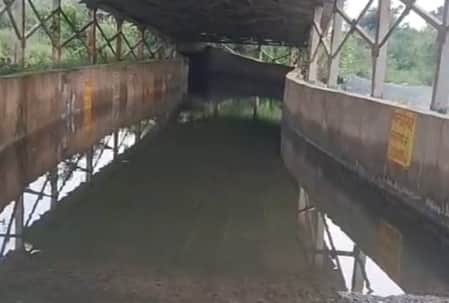 अंडरपास में भरा पानी। सांकेतिक तस्वीर।