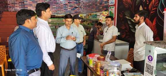 Samples of paneer, refined, pan masala and gram flour were taken.