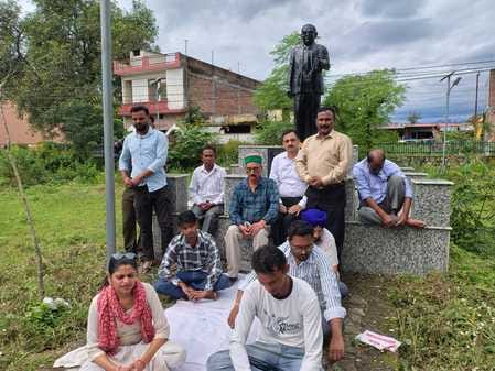 Protest against attack on CJI