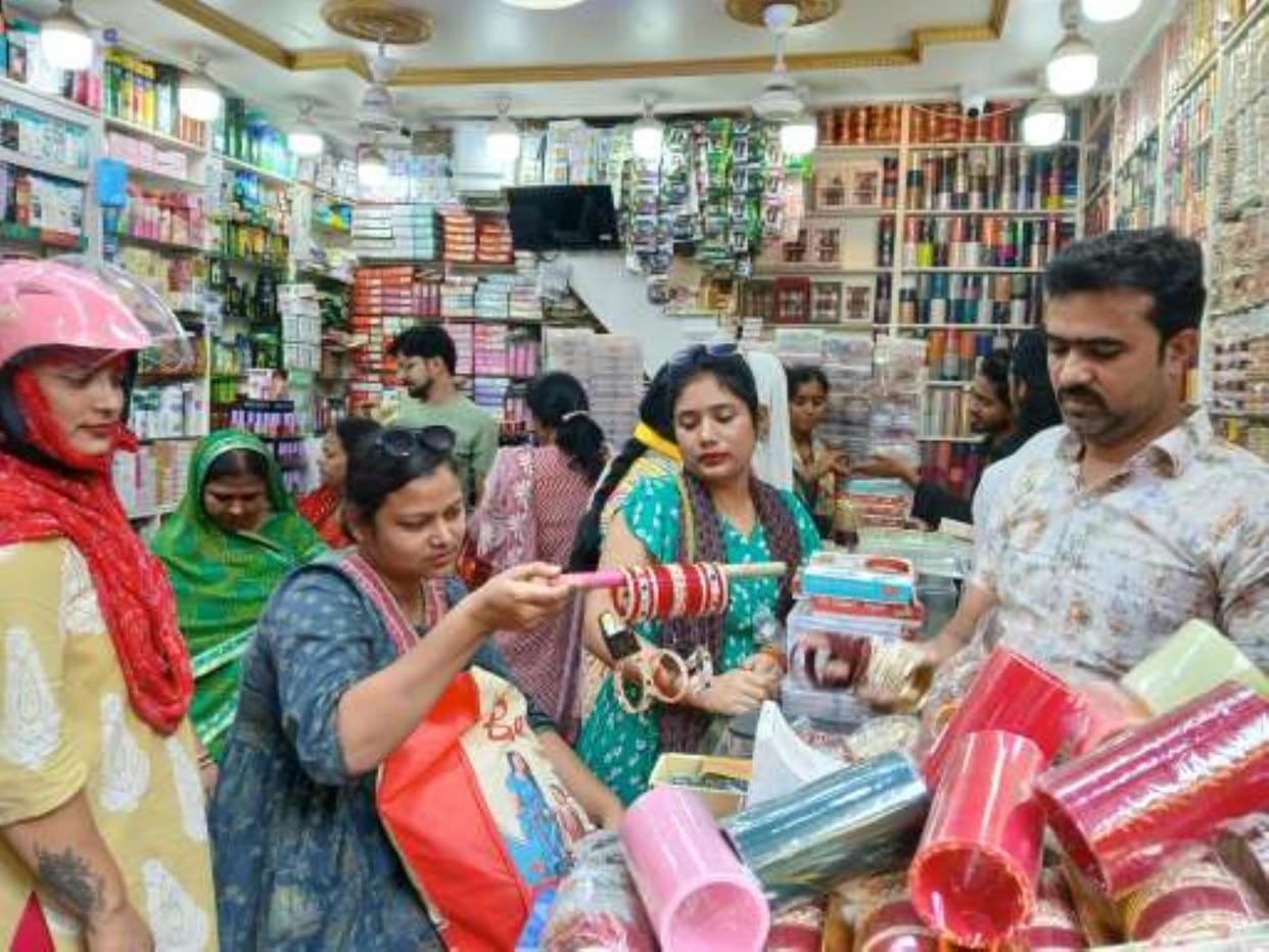 The joy of Karva Chauth spreads from city to village