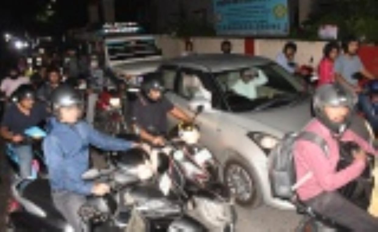 Police route diversion failed in haldwani city