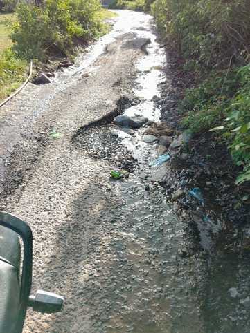 ramkot news, road damage news