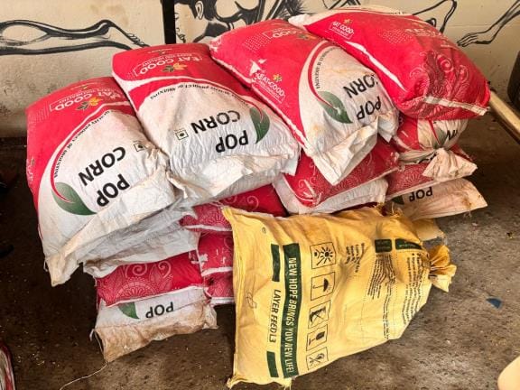 The speed of maize smuggling is giving one and a half times the profit.