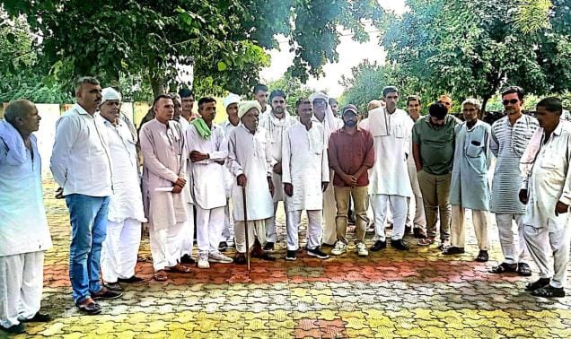 In Masudpur, the Sarvajatya Roghi Khap Panchayat... passed a resolution against crop compensation and Jind IMT