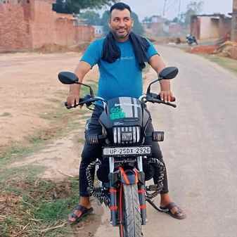 A dog came on the road, the bike rider fell and died while trying to save him.