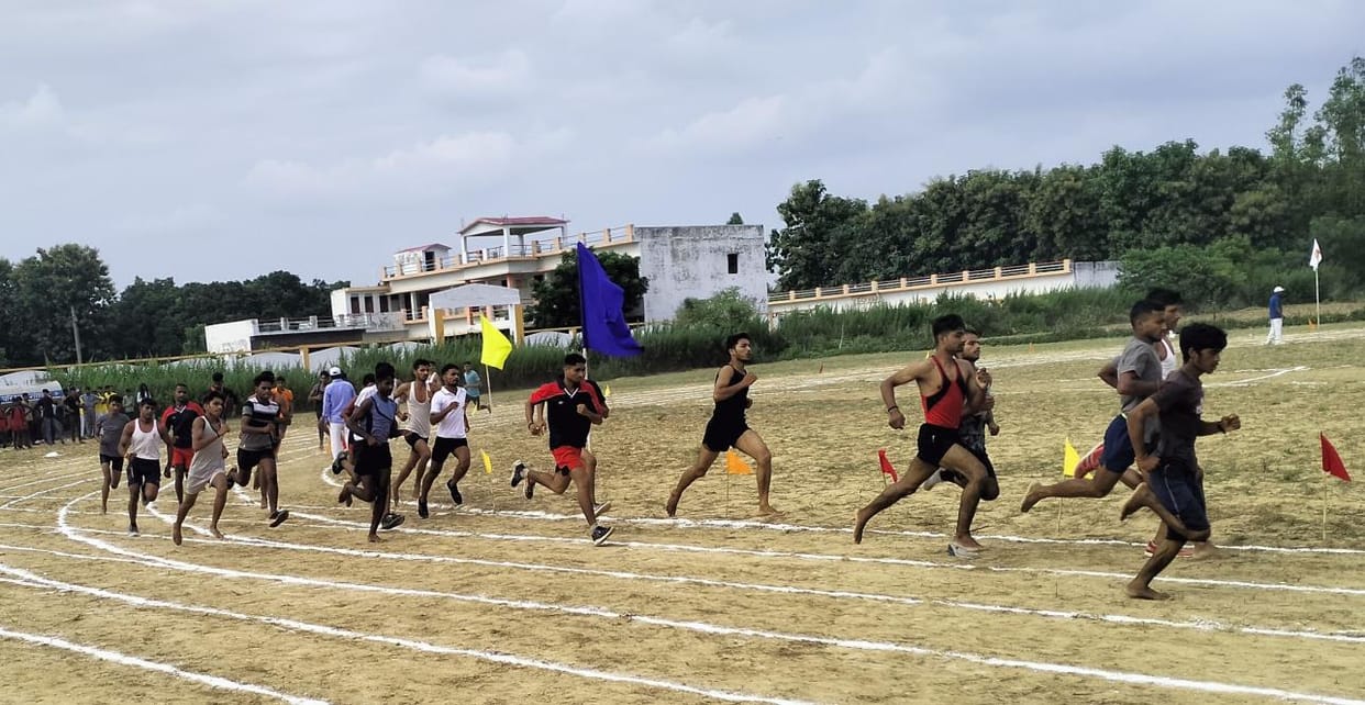 Jyoti, Sahni, Seema, Abdullah and Kamlesh won the race