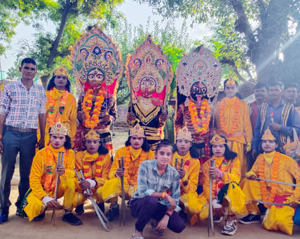 Lord Ram's procession was taken out