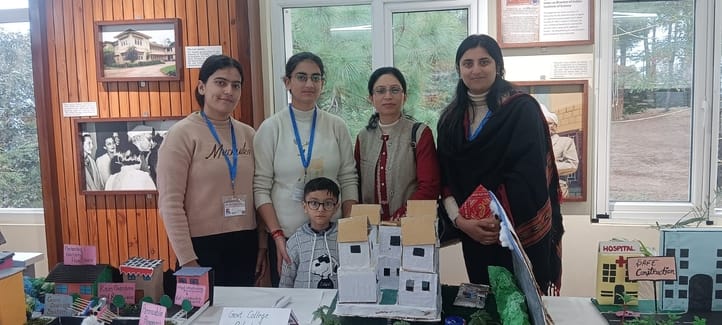 Bilaspur College students third in state level safe construction model competition
