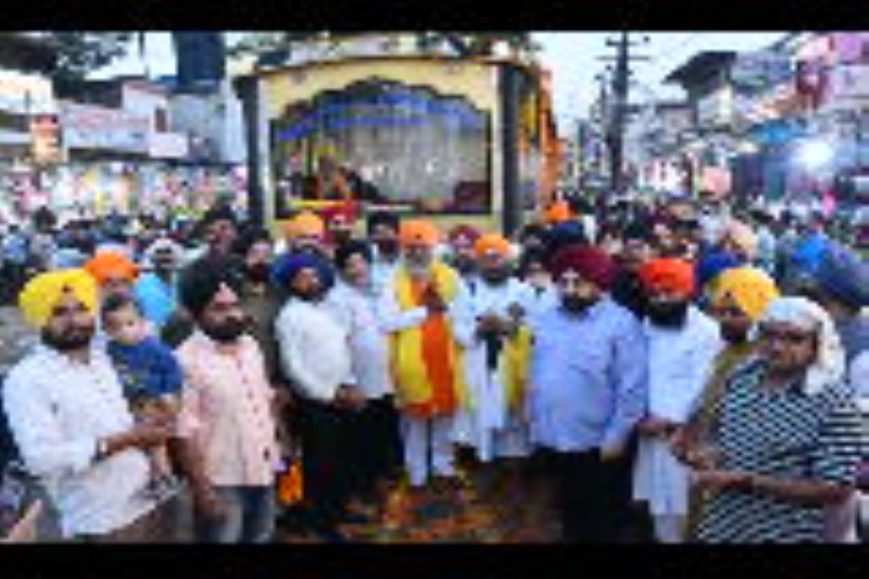 Jagriti Yatra going to Patna Sahib welcomed in the city