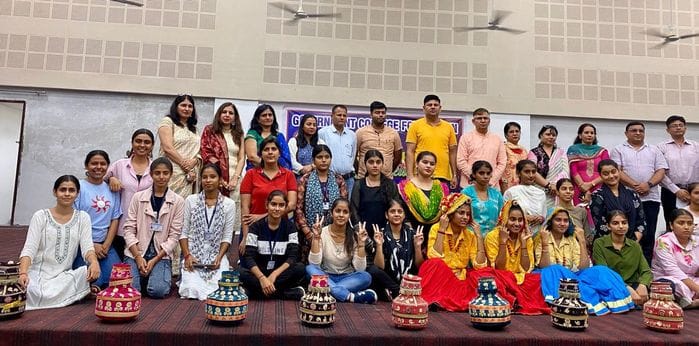 Haryanvi dance and speech created a stir