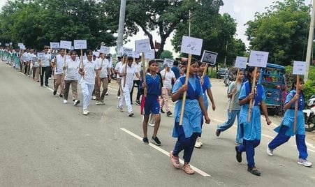 Message of women empowerment given through marathon race