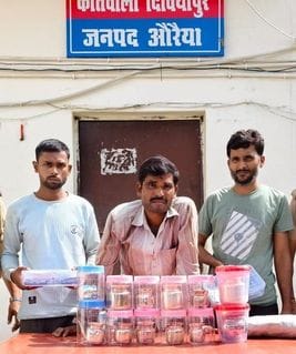 Three accused arrested for stealing from a jewellery shop