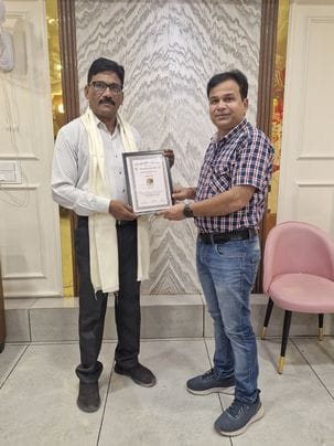 Bhupsingh Bharti received the Nirmala Hindi Literature Award
