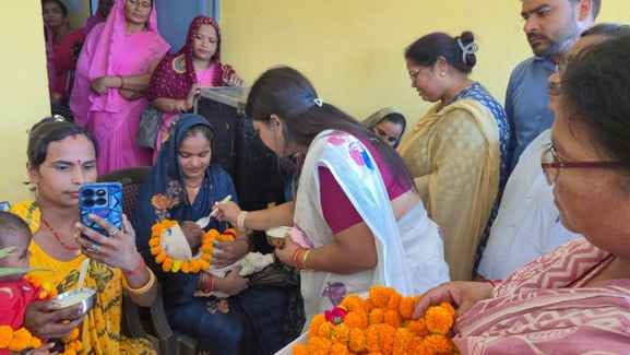 Celebrated the birth of a girl child in community health centers