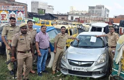 Gangster's car worth Rs 3.70 lakh seized