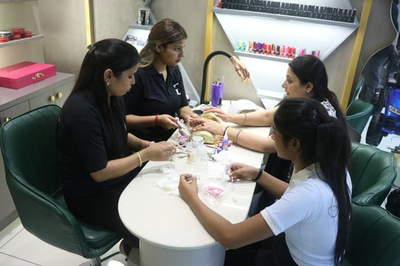 Women are increasingly seeking hair treatments along with makeup, booking beauty parlors