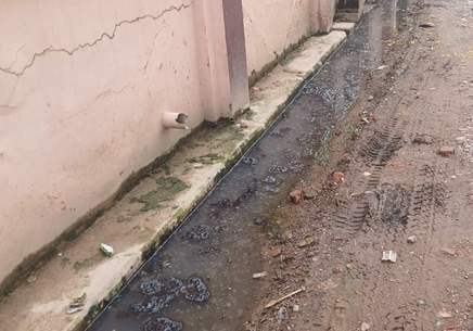 The drains are filled with silt despite the presence of more than 150 sanitation workers in the city.