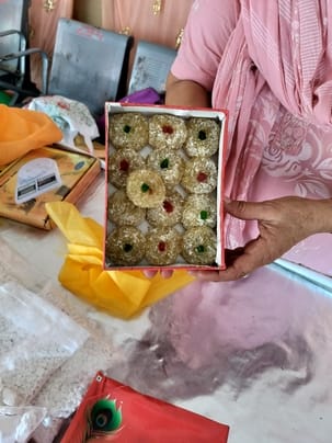 Papaya barfi and ragi laddu are in high demand and have become the preferred choice for women.