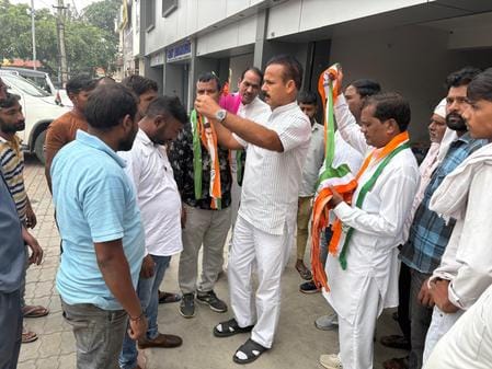 50 youths from Israna and Matalauda join Congress