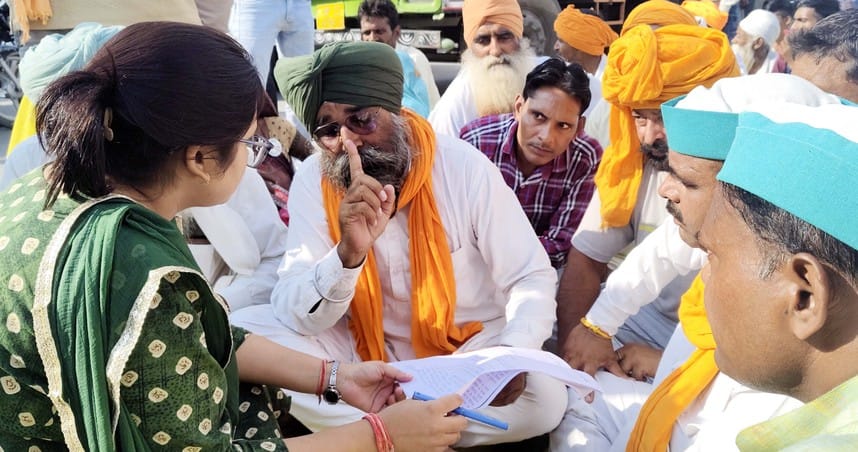 Bhakiyu staged a sit-in at Rajiv Chowk, people were troubled by the traffic jam.