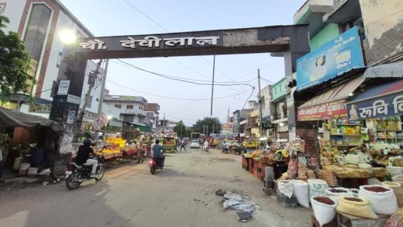 Shopkeepers were left breathless by the sound of falling debris.