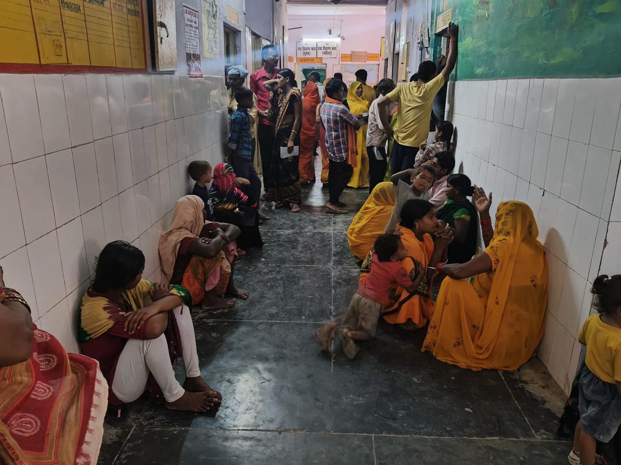No doctors, no medicines, plenty of dirt, patients at the mercy of God