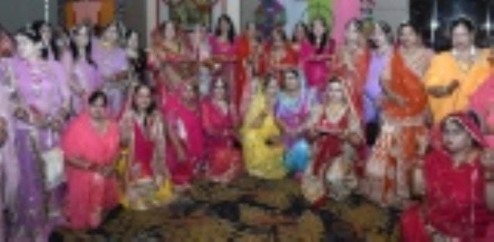 Dandia celebration with freinds
