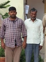 Two watchmen have been booked for beating a young man to death.