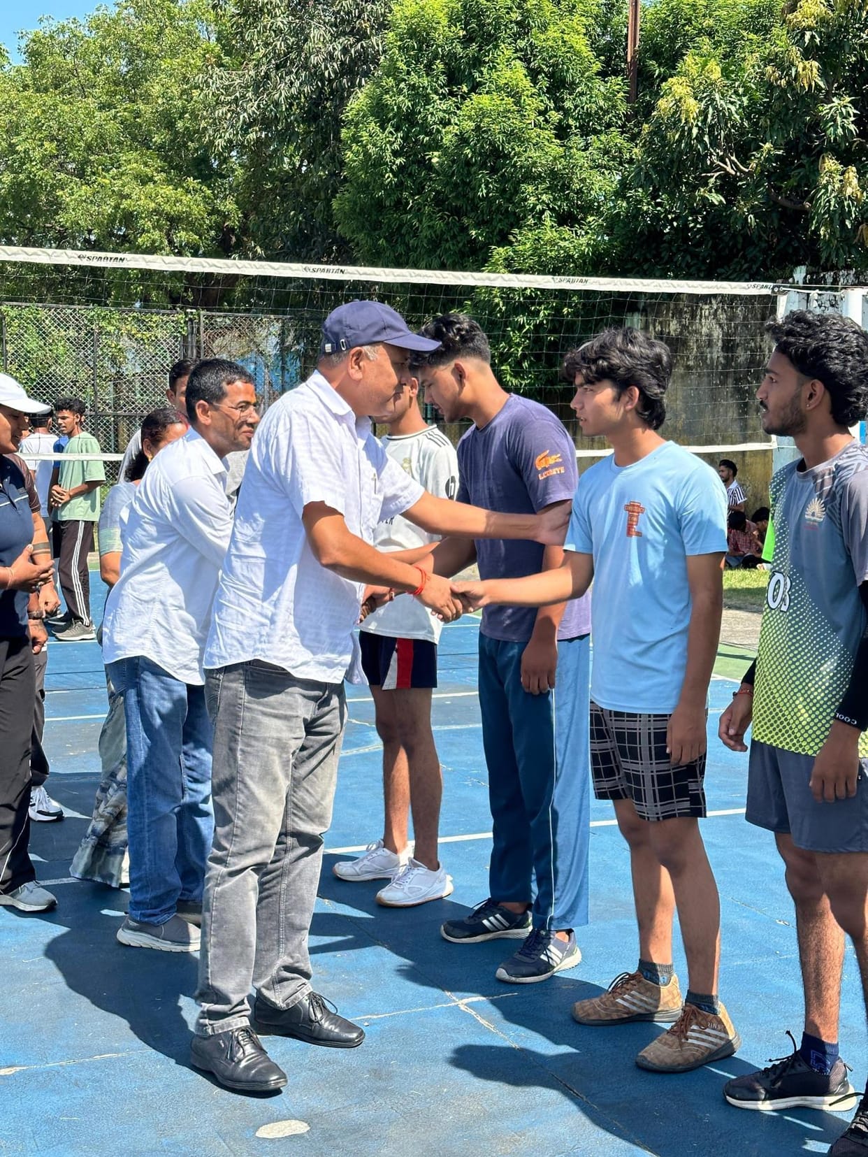 Players showcased their talent in volleyball, finals today