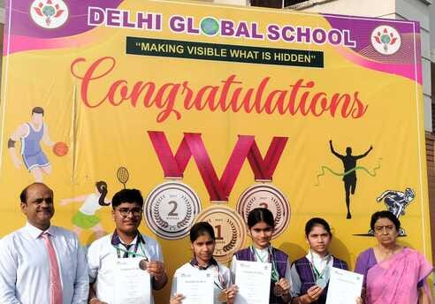 Children won medals in the essay competition