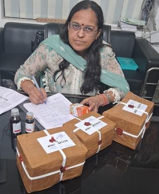 The Jind team collected samples of three cough syrups from the Medox company in Karnal.