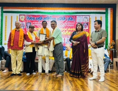 Pawan Gehlot receives Nirmala Translation Literature Award