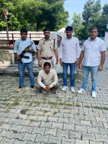 Arrested for possessing illegal weapons