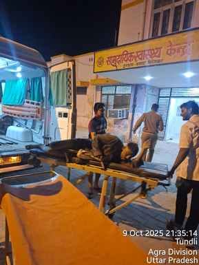 firozabad news tudla accident