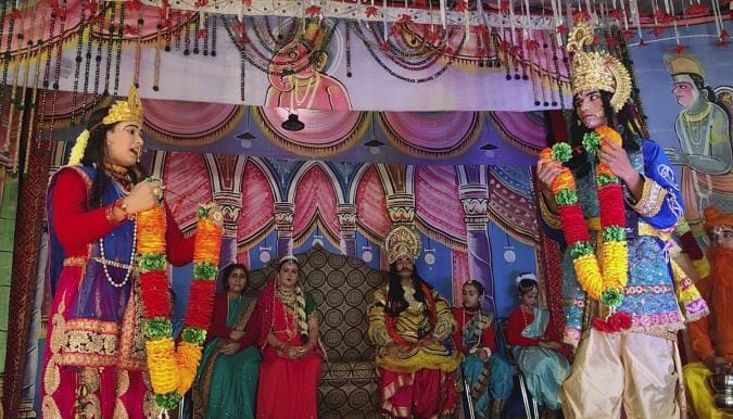 Rama broke Shiva's bow and Parashurama became angry.