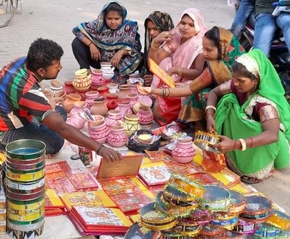 Karwa Chauth fasting today, women shopped