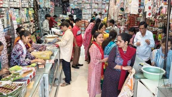There was enthusiasm among newly married women who observed the first fast of Karva Chauth.