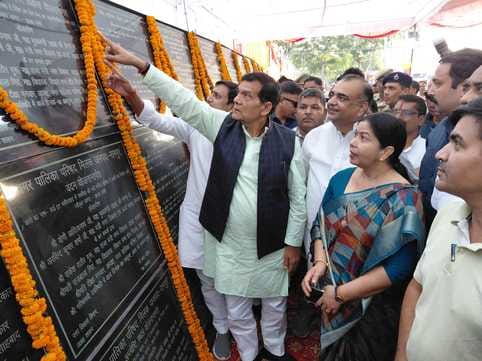 Energy Minister inaugurated and laid the foundation stone of projects worth Rs 55 crore.