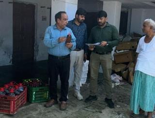 10 kg of sweets found to be defective in the investigation were destroyed.