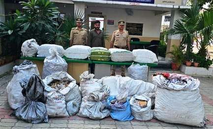 Arrested with four quintals of firecrackers in Gotka