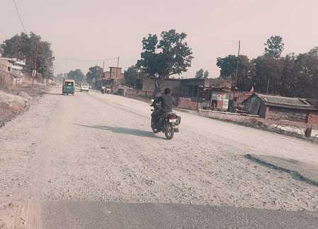 You will have to wait to speed on Ram Janaki Marg.