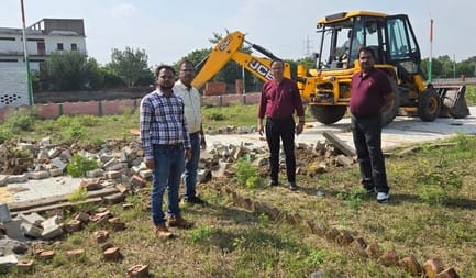 firozabad news illigle contruction collapse
