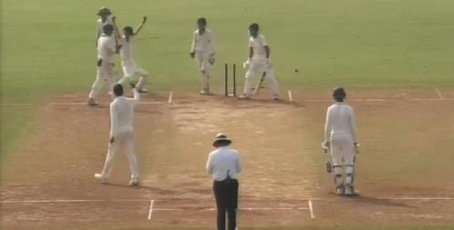 Rohtak's Tanmay took three wickets and Vishnu took two wickets to give Haryana victory.