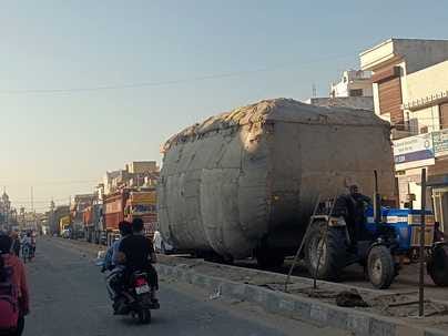 Problems caused by overloaded vehicles on the road