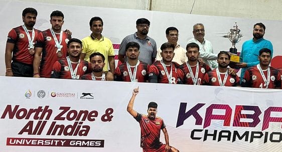MDU third in North Zone Inter University Kabaddi