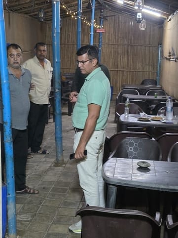 Major action by CM Flying, illegal enclosure caught in Kasar