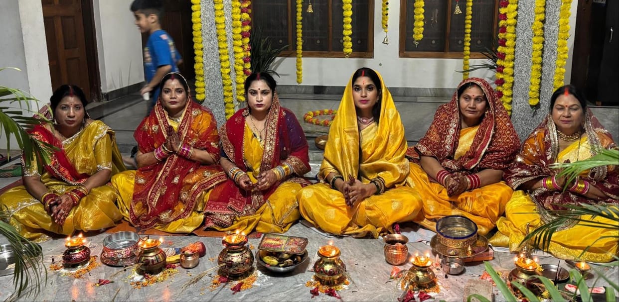 The moon of love shone on the night of Karva Chauth