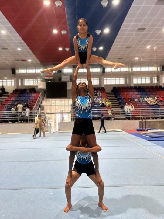 Seven players from the district won medals in gymnastics.